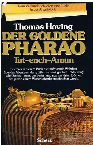 Buch: Der goldene Pharao, Hoving, Thomas. 1978, Scherz Verlag, gebraucht, gut