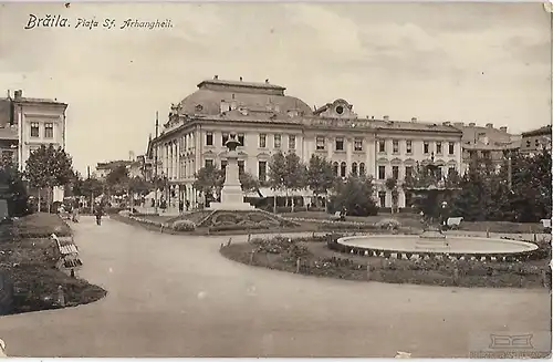 AK Braila. Piata St. Arhangheli. ca. 1912, Postkarte. Ca. 1912, gebraucht, gut