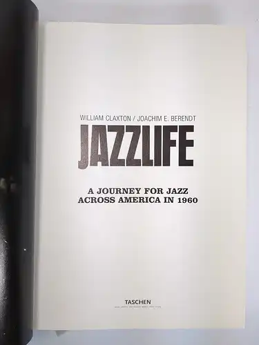 Buch: Jazzlife - Auf den Spuren des Jazz um 1960, Claxton / Berendt