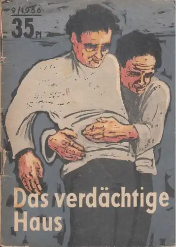 Buch: Das verdächtige Haus, Popow, Wladimir. Kleine Jugendreihe 9, 1956