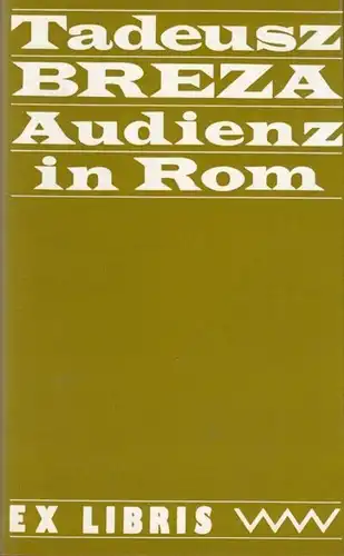 Buch: Audienz in Rom, Breza, Tadeusz. Ex libris, 1979, Verlag Volk und Welt
