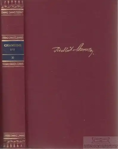 Buch: Werke in zwei Bänden, Chamisso, Adelbert von. 1982, Carl Hanser Verlag