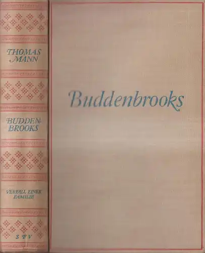 Buch: Buddenbrooks - Verfall einer Familie, Thomas Mann, 1930, S. Fischer Verlag