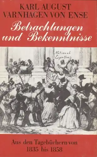 Buch: Betrachtungen und Bekenntnisse, Varnhagen von Ense, Karl August. 1980