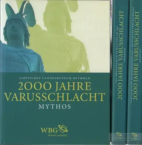 Buch: 2000 Jahre Varusschlacht Mythos, Heitz. 3 Bände, 2009, gebraucht, gut