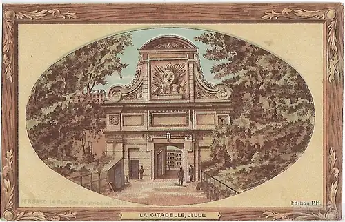 AK Lille. La Citadelle. ca. 1915, Postkarte. Ca. 1915, gebraucht, gut