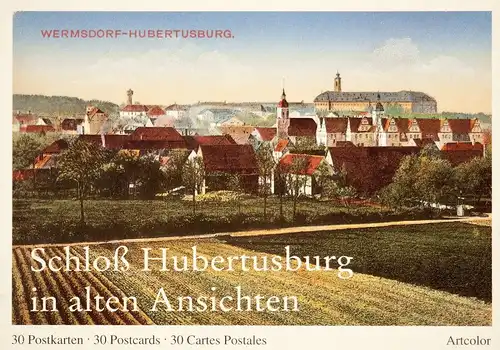 Buch: Schloß Hubertusburg in alten Ansichten, 30 Postkarten, 1994, Artcolor