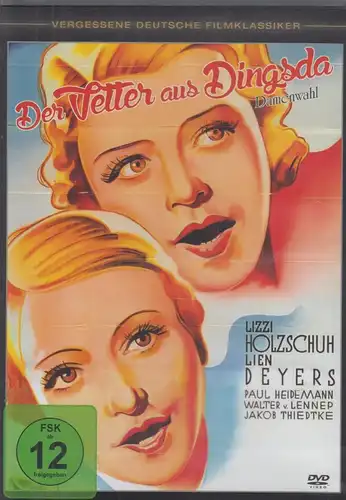 DVD: Der Vetter aus Dingsda, 2021.  Lien Deyers, Lizzi Holzschuh, gebraucht, gut