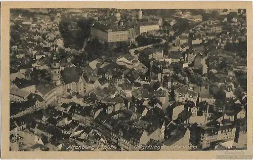 AK Altenburg i. Thür. Orig. Fliegeraufnahme. ca. 1913, Postkarte. Serien  282254