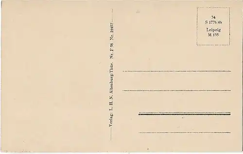 AK Altenburg i. Thür. Orig. Fliegeraufnahme. ca. 1913, Postkarte. Serien  282254