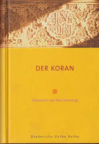 Buch: Der Koran, Hofmann, Murad W., 2007, Diederichs, Das heilige Buch des Islam