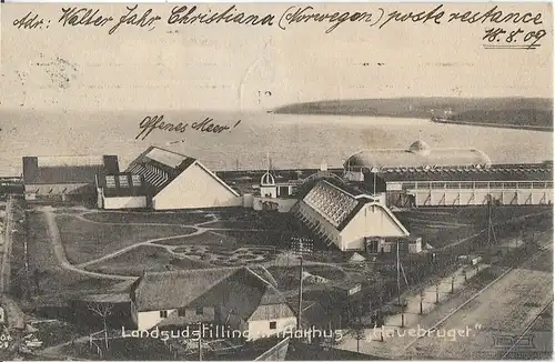 AK Landsudstillingen Aarhus Havebruget. ca. 1909, Postkarte. Ca. 1909