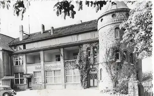 AK Friedrichsbrunn. HO Gaststätte Brockenblick. ca. 1961, Postkarte. Ca. 1961