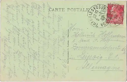 AK Thaon-les-Vosges. Vue Panoramique. ca. 1920, Postkarte. Ca. 1920