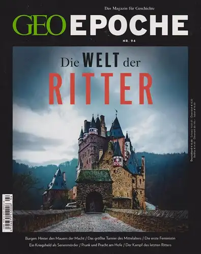 GEO Epoche Nr. 94/2018: Die Welt der Ritter. Schaper, M., Gruner + Jahr Verlag