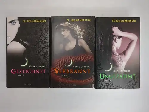 3 Bücher House of Night, Cast P. C. &  Kristin, S. Fischer, 3 Bände, Fantasy