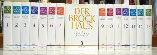Buch: Der Brockhaus in fünfzehn Bänden, Brockhaus. 15 Bände, 1997
