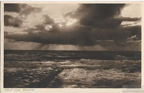 AK Nordseebad Sylt. Nach dem Gewitter. ca. 1913, Postkarte. Serien Nr, ca. 1913