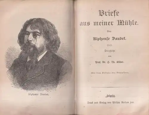 Buch: Künstler-Ehen / Briefe aus meiner Mühle, A. Daudet, Reclam, 2 in 1 Bände