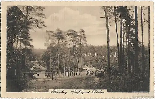 AK Bromberg. Ausflugsort. Rinkau. ca. 1914, Postkarte. Serien Nr, ca. 1914