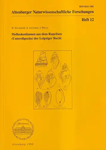 6 Hefte Altenburger Naturwissenschaftliche Forschungen 1997-2000, L. Eißmann