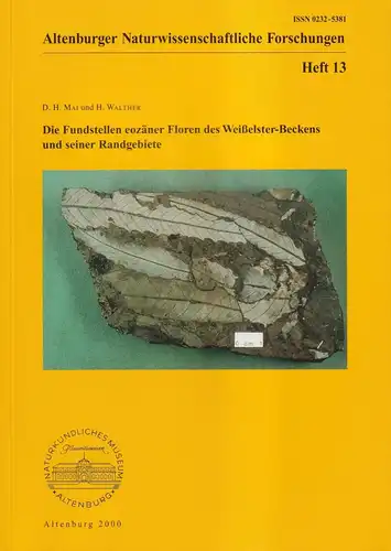 6 Hefte Altenburger Naturwissenschaftliche Forschungen 1997-2000, L. Eißmann