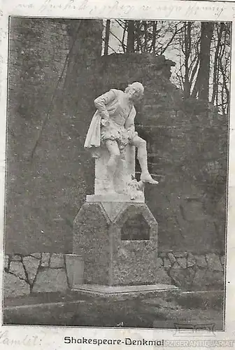 AK Shakespeare Denkmal. ca. 1904, Postkarte. Ca. 1904, Verlag Louis Held