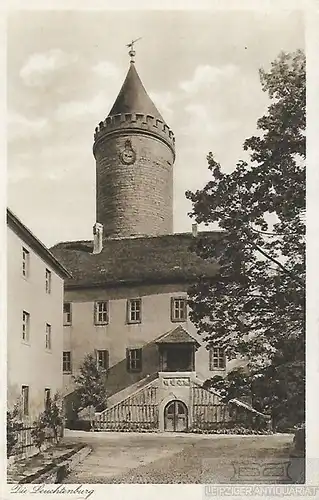AK Die Leuchtenburg. Im Burghof. Thür.. ca. 1911, Postkarte. Serien Nr, 1911