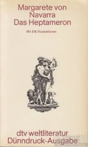 Buch: Das Heptameron, von Navarra, Margarete. Dtv weltliteratur, 1979