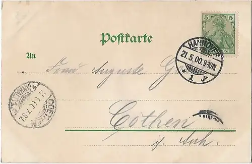 AK Hannover. Hoftheater. ca. 1900, Postkarte. Serien Nr, ca. 1900