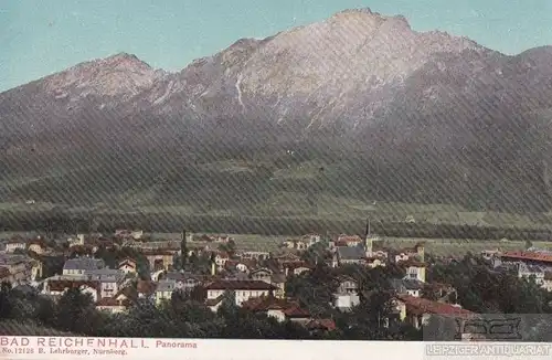 AK Bad Reichenhall. Panorama. ca. 1919, Postkarte. Serien Nr, ca. 1919