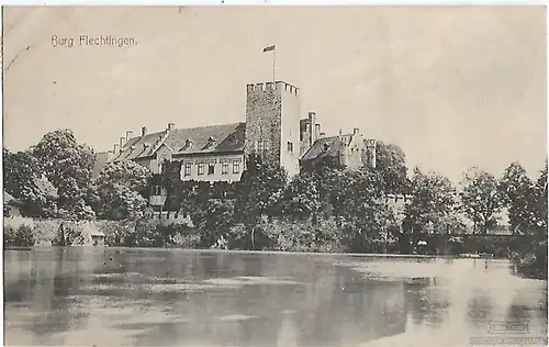 AK Burg Flechtingen. ca. 1912, Postkarte. Ca. 1912, gebraucht, gut