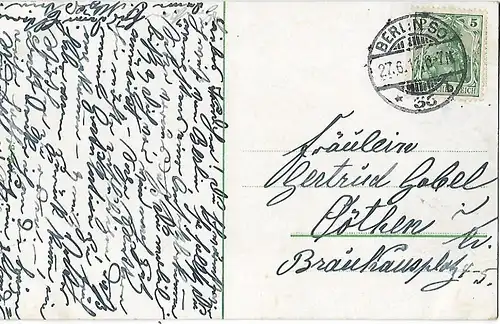 AK Berlin. Kaiser Friedrich Museum. ca. 1911, Postkarte. Ca. 1911