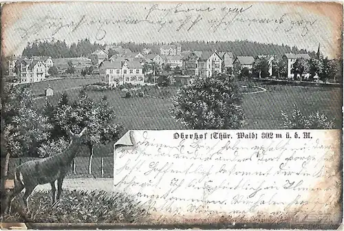 AK Oberhof. Thür. Wald. ca. 1911, Postkarte. Ca. 1911, Verlag Löffler & Co