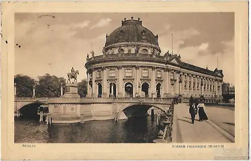 AK Berlin. Kaiser Friedrich Museum. ca. 1913, Postkarte. Ca. 1913