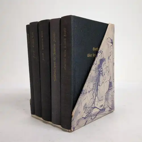 Buch: Goethe, Faust, Kleine Bibliothek. Kassette 5 mit 5 Bänden, Vlg. d. Nation