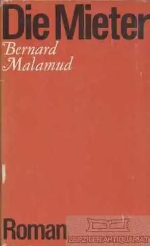 Buch: Die Mieter, Malamud, Bernard. 1979, Verlag Volk und Welt, Roman