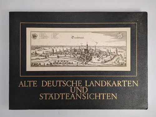 Mappe: Alte deutsche Landkarten und Städteansichten, Bertelsmann, 45 v. 52 Blatt
