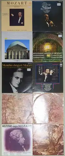 10 Schallplatten 12" LP Wolfgang Amadeus Mozart, Eterna, Klassik, Vinyl