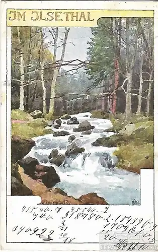 AK Im Ilsethal. ca. 1913, Postkarte. Serien Nr, ca. 1913, gebraucht, gut