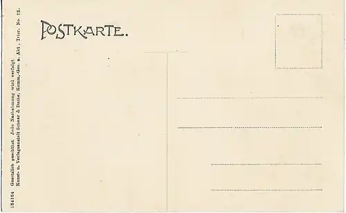 AK Gruss aus Arenberg Werkstätte des heil. Joseph. ca. 1920, Postkarte. Ca. 1920