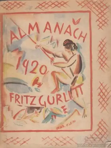 Buch: Almanach auf das Jahr 1920. 1920, Verlag Fritz Gurlitt, gebraucht, gut