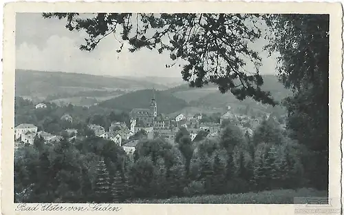 AK Bad Elster von Süden. ca. 1928, Postkarte. Ca. 1928, Verlag Edmund Ehrgott