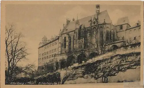 AK Altenburg i. Thür. Schloßkirche. ca. 1915, Postkarte. Serien Nr, ca. 1915