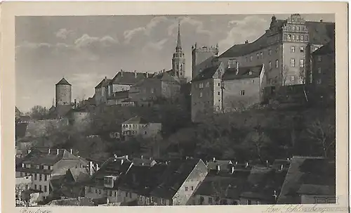 AK Bautzen. Am Schlossberg. ca. 1913, Postkarte. Ca. 1913, gebraucht, gut