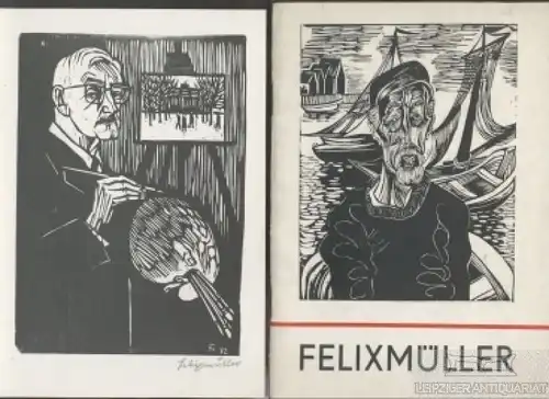 Buch: Conrad Felixmüller, Winkler, Gerhard. 1972, Museum der Bildenden Künste