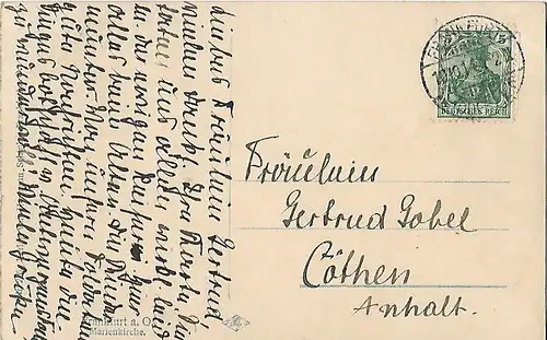 AK Frankfurt a. Oder. Marienkirche. ca. 1914, Postkarte. Ca. 1914
