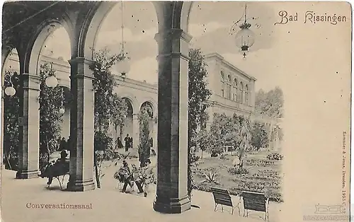 AK Bad Kissingen. Conversationssaal ca. 1915, Postkarte. Ca. 1915 279323