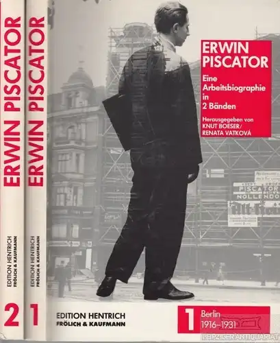 Buch: Erwin Piscator. Eine Arbeitsbiographie in 2 Bänden, Boeser. 2 Bände, 1986