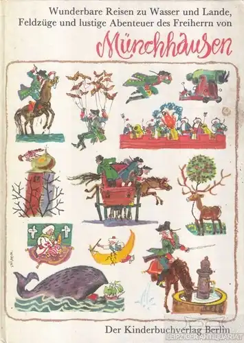 Buch: Münchhausen, Bürger, Gottfried August. 1984, Der Kinderbuchverlag